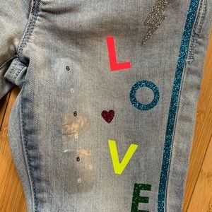 Girls LOVE Unicorns Gap jeans